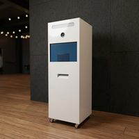 BSHARE Story Box - Cabina de Fotos Comercial de Metal con WiFi, Impresión Instantánea, Pantalla Táctil, Soporte para Cámara DSLR, 1 Año de Garantía