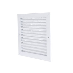 <span class=keywords><strong>Grille</strong></span> <span class=keywords><strong>d</strong></span>'air carrée en aluminium de haute qualité, populaire, 8 pouces, 300 mm, pour la ventilation des pièces des bâtiments hôteliers - Product Image 2