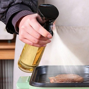 Botella pulverizadora de aceite para cocinar – Dispensador de aceite de oliva de 200/300/500 ml, pulverizador multifuncional para vinagre, salsa de soja, jugo de limón – - Product Image 6
