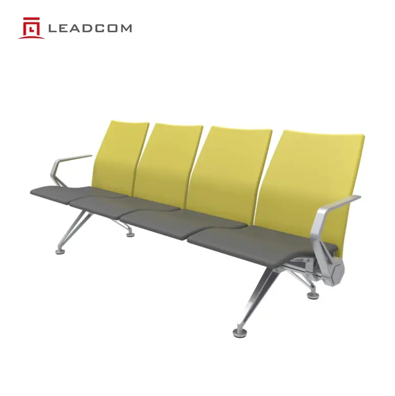 Eadcom-asiento de LS-535Y, 4 asientos padding acolchados, área de espera, Banco de espera ariport