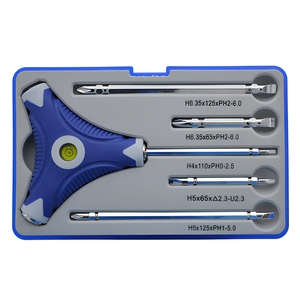 Multi Bit <b>Screwdriver</b> Set 60 Pcs Cross Phillips Bits With Level Tool For Home Diy Repair - Product Image 4