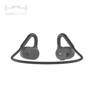 Auriculares de Cancelación de Ruido Ambiental con Micrófono Dual, Auriculares Inalámbricos de Conducción de Aire con Bluetooth, Súper Ligeros
