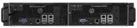 HISWISER Rack PC FARM 2U2 Châssis de carte mère de serveur AM5 compatible avec les processeurs AMD Ryzen 7000 8000 9000 Series CPU DDR5 Max 128 Go
