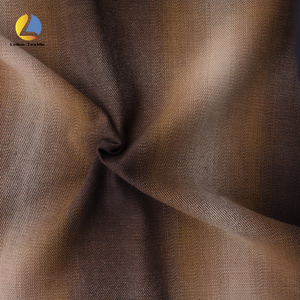Mới Đến Sợi Nhuộm 100% Bông Flannel rô Vải 195G Twill Dệt Gradient Nâu 145Cm Chiều Rộng Cho Áo Sơ Mi Quần Hat - Product Image 3