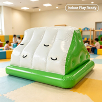 Juguete Inflable de PVC de 0.55mm, Obstáculo Inflable para Saltar en Interiores y Exteriores