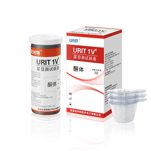 แผ่นทดสอบคีโตนในปัสสาวะ Urit 1V K จำนวน 25 ชิ้น สำหรับใช้ในบ้านและทางการแพทย์ - Product Image 2