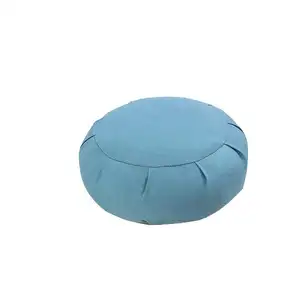 Органические круглые подушки для стула zafu гречневая подушка для медитации футон для йоги Подушка под заказ