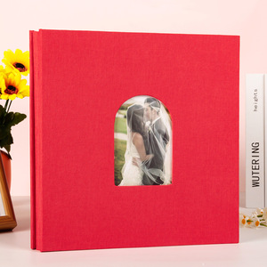 Álbum de Fotos de Tapa Dura de Lino con Ventana Arqueada, Gran Capacidad para Fotos Familiares, Bodas, Aniversarios, Bebés, Vacaciones, Recuerdos, Regalos - Product Image 6