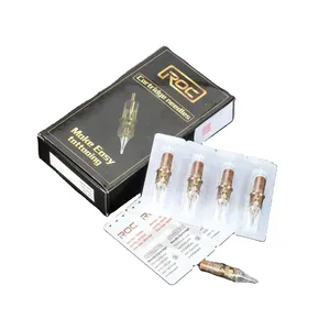 20pcs/box Factory Wholesale OEM Logo Box Disposable Premium Quality Tattoo Cartridges Needles With Membrane