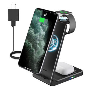 Station de charge sans fil pliable 15W pour iPhone/pour Apple Watch/pour <span class=keywords><strong>Air</strong></span> Pods - Product Image 1