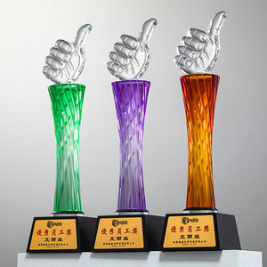 Trofeo de Cristal Transparente Ecológico Personalizado con Grabado Láser e Impresión UV, Premios Duraderos para Escuelas, Equipos Deportivos y Empresas - Product Image 4