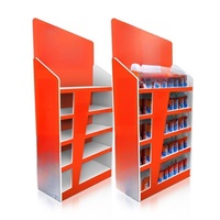 Présentoir pliable personnalisé en PVC expansé, léger, moderne, facile à assembler, pour comptoir et sol