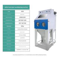 Machine de nettoyage automatique sans poussière pour sablage humide et ponçage à sec avec chambre de sablage à vapeur d'eau et ponceuse manuelle