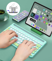 Clavier et Souris Ergonomiques OEM 5.0 sans Fil, 78 Touches, Étanche, Switch Noir, Anti-Ghosting, Rétroéclairé pour Ordinateur Portable/PC/Tablette