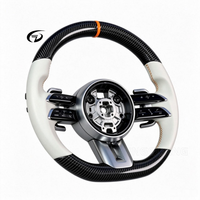 Volant de direction en fibre de carbone personnalisé, accessoires intérieurs de voiture pour Mercedes W204 W218 W214 W212 C63 Classe A Classe C Classe E