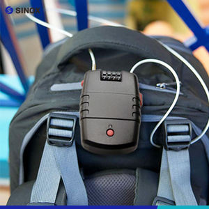 Câble antivol rétractable avec alarme, best-seller, en ABS/PVC - Product Image 3