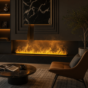 <span class=keywords><strong>Chimenea</strong></span> Eléctrica de Vapor de Agua Pura para Decoración Interior de Hoteles y Hogares, <span class=keywords><strong>Chimenea</strong></span> Eléctrica de Vapor en Color Negro, 80/100/120/150/180/200cm - Product Image 1