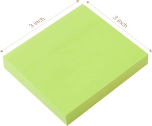 Juego de Notas Adhesivas, Paquete de 8, Neón, Adhesivo Fuerte, 76x76 mm, Impresión en Serigrafía, Reutilizables, para Oficina y Regalos Promocionales - Product Image 2