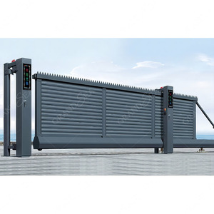 Villa Garden Yard Outdoor Luxury Electric Entrada automática Puertas corredizas de entrada de aluminio externas para <span class=keywords><strong>casa</strong></span> - Product Image 3