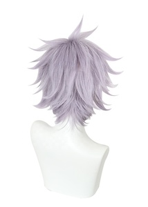 วิกผมคอสเพลย์อนิเมะ <span class=keywords><strong>Kaworu</strong></span> <span class=keywords><strong>Nagisa</strong></span> สีม่วงเทา ยาว 30 ซม. วัสดุ EVA ทนความร้อน ขายส่ง - Product Image 6