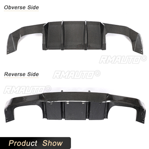 Diffuseur de pare-chocs arrière pour BMW Série 2 F87 M2 M2C Competition 2016-2018, lèvre de diffuseur arrière, ailerons, séparateurs en fibre de carbone/FRP - Product Image 4
