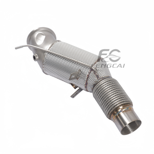 Factory Wholesale High-flow Insulated Downpipes for BMW X5 G05 X6 G06 2019-2022 B48 Engine 2.0T Stainless Steel Exhaust Header - Product Image 4