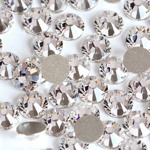 Yantuo SS20 non-hotfix untuk DIY kerajinan kuku pakaian sepatu tas kristal batu kaca Rhinestones grosir bulat Flatback - Product Image 1