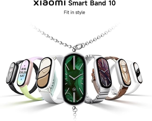 USA Stock Global Version Original Mi Smart Band 10 1.72" AMOLED up to 21-days Battery Life for 24H Health Monitoring