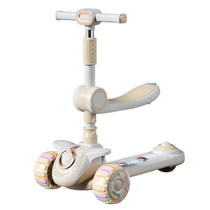 Multi-functional Children's <strong>Scooter</strong> for Ages 1-8, Three-in-one <strong>Sit</strong>-down <strong>Scooter</strong> for Girls and Boys, Pedal-driven <strong>Scooter</strong> - Product Image 1