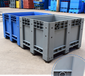 Vente directe d'usine de palettes pour chariots élévateurs à grille fermée, boîtes à panneaux, boîtes à palettes en <span class=keywords><strong>plastique</strong></span>, boîtes de manutention de palettes - Product Image 6