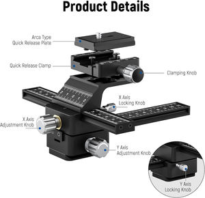 מצלמות סגסוגת אלומיניום מאקרו מיקוד הרכבת לצילום מאקרו - Product Image 4