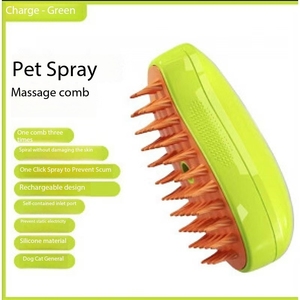 Brosse de douche multifonction en silicone en forme de mangue, peigne de bain en plastique souple pour toilettage de chiens et chats, avec fonction de massage par pulvérisation - Product Image 6