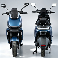 Scooter électrique vintage CKD SKD 12 pouces, style rétro, moto électrique 1100/1300W, vitesse 60 km/h, fournisseur de scooters électriques