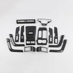 Kit de garnitures intérieures couleur carbone WZXD 2023, accessoires de décoration en ABS, garniture de volant et de levier de vitesses pour ICAR 03 - Product Image 1