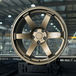 ล้อเหล็กอัลลอยปลอมแปลง6ซี่ล้อสำหรับฮอนด้าแอคคอร์ดล้อทำงาน jdm 120 5X114.3 5x112 <span class=keywords><strong>TE37</strong></span> - Product Image 2