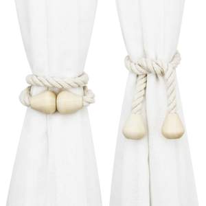 Fermacorda Magnetico Design 2025 per <span class=keywords><strong>Tende</strong></span> Bohémien, Decorazione Casa con <span class=keywords><strong>Perline</strong></span> in <span class=keywords><strong>Legno</strong></span> - Product Image 6