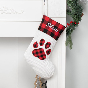 Trâu kẻ sọc thả thêu tên giáng sinh thả cá nhân giáng sinh thả - Product Image 4