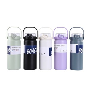 Boacup Stainless Steel Water Bottle Large Capacity Insulated With Handle For Outdoor Camping - Product Image 4