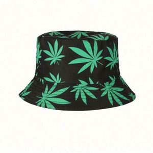 New Printed Double-sided Fisherman's <b>Hat</b> Sun Visor Personalized Custom Style Men's and Women's Fashion Bucket <b>Hats</b> - Product Image 2