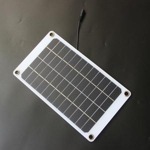 มาซูโยชิ มิตสึ 10W 12V เครื่องชาร์จพลังงานแสงอาทิตย์แบบโมโนคริสตัลไลน์กึ่งยืดหยุ่นพร้อมคลิปชาร์จในรถยนต์ - Product Image 5