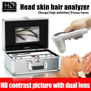 Máquina facial portátil do analisador da pele dos cuidados com a pele para o teste da acne do poro da pele com tela 9 inch