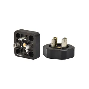 Conector de válvula solenoide DIN 43650, conector de válvula eléctrica resistente al agua, tipo A, B, C