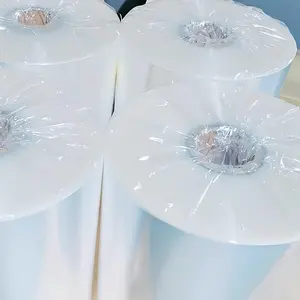 Professionnel personnalisé spot vente en gros bopp simple/double face film de thermoscellage sac en plastique transparent coupe bopp rouleau film