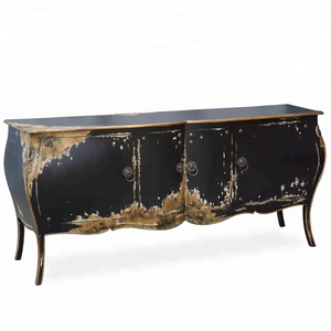 Antike Kommode Französische Möbel Reproduktionen Regal und Lagers chrank Küche Hutch Side board - Bombe Chest - Product Image 1