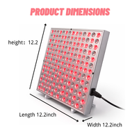 Домашний LED-аппарат для светотерапии красным светом с подставкой, панель инфракрасного света 660 нм и 850 нм для лица и тела, неинвазивное оборудование