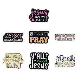 Jesus The Way The Truth And The Life Enamel Pin Jesus Christ Badge Brooches Jewelry Backpack Accessories Christian Gift