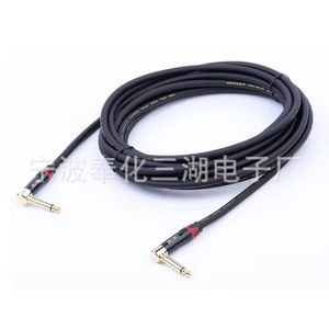 Câble audio pour instrument de musique guitare ABCCABLS de haute qualité, doré, avec connecteurs <span class=keywords><strong>Jack</strong></span> <span class=keywords><strong>RCA</strong></span> 6.35, 6.3, 6.25, conformes RoHS et CE, accessoires - Product Image 4
