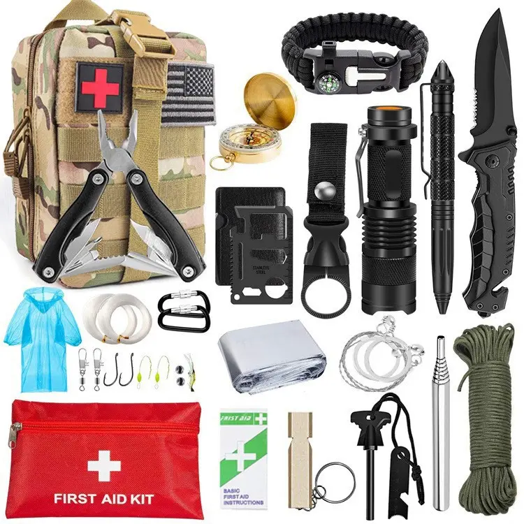 Outdoor full kit camping accessories de cocin manufacturers emergency waterproof medical camping bags outdoor equipment