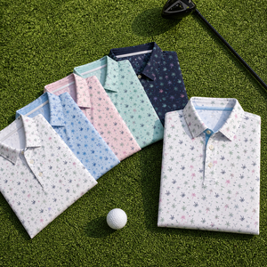 Custom Embroidered logo Golf Shirt Printing logo Design Spandex Polyester Sublimation Polo Shirt for Men - Product Image 2