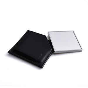 Wholesales New Style Silkscreen Printing <b>Square</b> Shape Vanity <b>Mirror</b> with PU Pouch - Product Image 5